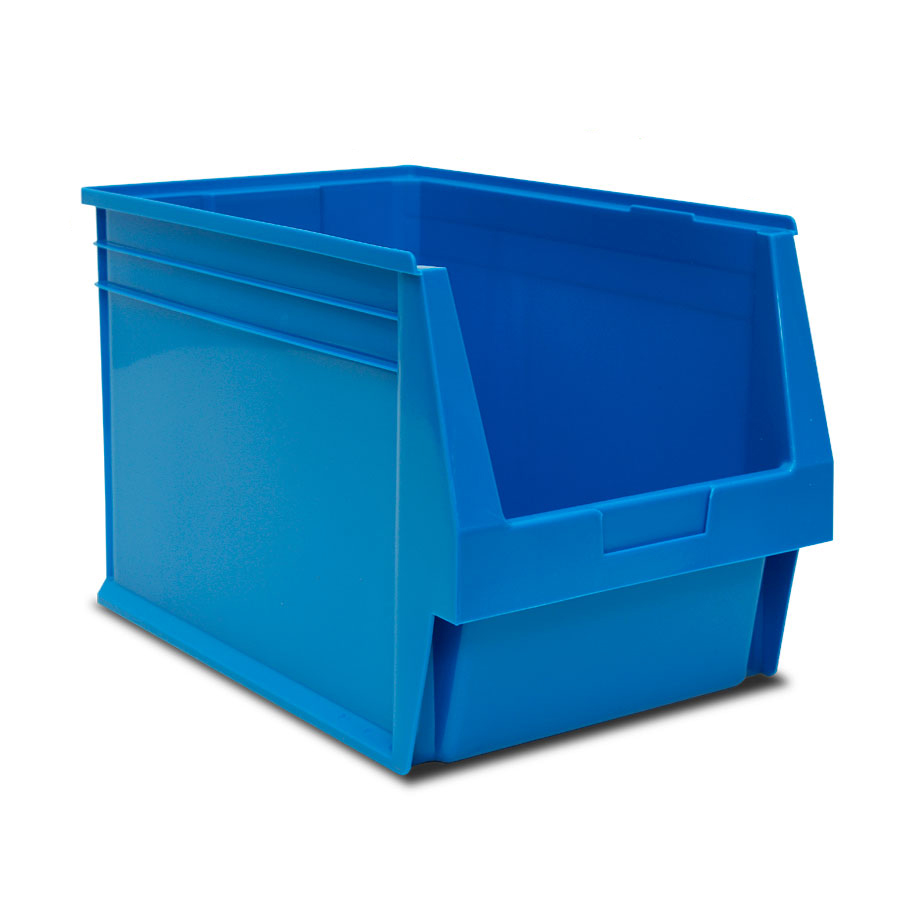 Pack 6 stapelbare magazijnbakken nr. 59