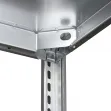 GalvaPro stelling met lading - Detail metalen legbord